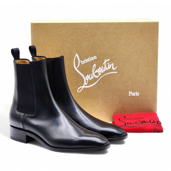 Christian Louboutin Other - Christian Louboutin Samson Calf Leather Boots - Black EU 41 / US 8 $1395